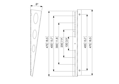 VOGEL S Inclinaison fixe PFA 9122 de +8° pour PFS 3504