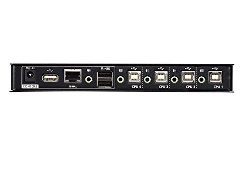 ATEN CS724KM-AT commutateur écran, clavier et souris Noir