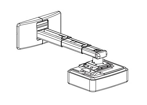 OPTOMA OWM3000 Support mural blanc pour focales ultra courtes - Pour X/W/EH319/320UST/330UST/340UST/400UST/i/ir