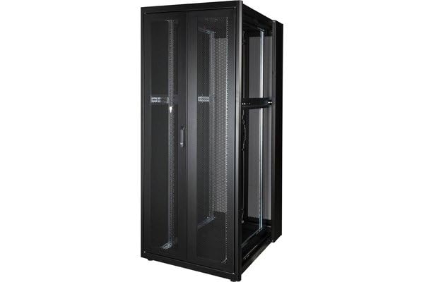 EKIVALAN Baie pro serveur BEPF 47U 800 x 1200, 2 ventil, 2 ventil (noir)