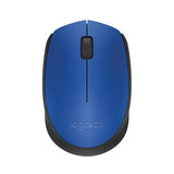 LOGITECH M171 Mouse right and left-handed wireless 2.4 GHz USB wireless receiver black blue