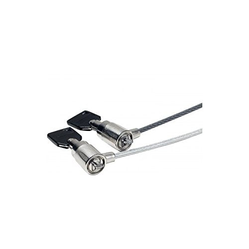 Câble en acier avec 2 antivols à clé K-Lock pour verrouiller deux appareils