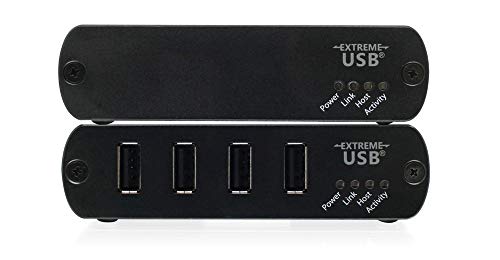 ATEN UEH4002A-AT-G extension audio/video Émetteur et récepteur AV Noir, Blanc