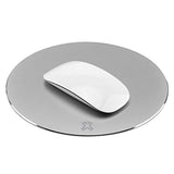 XTREMEMAC Tapis de souris rond en aluminium Gris