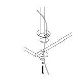 NEOMOUNTS FPMA-D960GROMMET Passe-fil pour support de bureau avecun œillet 10-30p