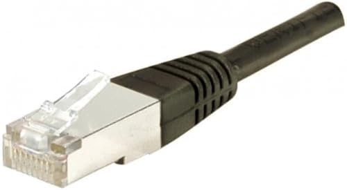 Cordon RJ45 catégorie 6 F/UTP noir CCA - 5 m