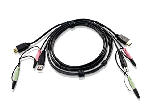 ATEN 2L-7D02UH Cable combiné pour KVM HDMI USB Audio - 1,8m