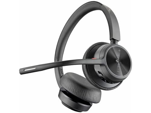 HP Poly Voyager 4320-M +USB-A to USB-C Cable +BT700 dongle Sans fil Arceau Bureau/Centre d'appels USB Type-A Bluetooth Socle de chargement Noir