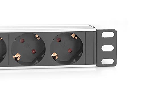 Digitus DN-95418 unité de distribution d'énergie 4 sortie(s) CA 0U/1U Noir