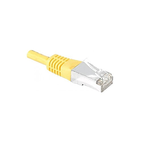 Cordon RJ45 catégorie 6 S/FTP jaune - 0,7 m