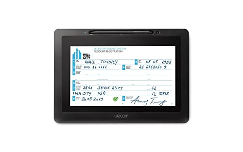 WACOM Tablette de signature avec écran LCD à stylet-  USB - (Sans logiciel)