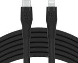 BELKIN Câble USB-C vers Lightning Silicon 2m Blanc