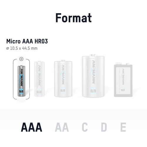 ANSMANN Batteries 5030892 HR03 / AAA blister de 2