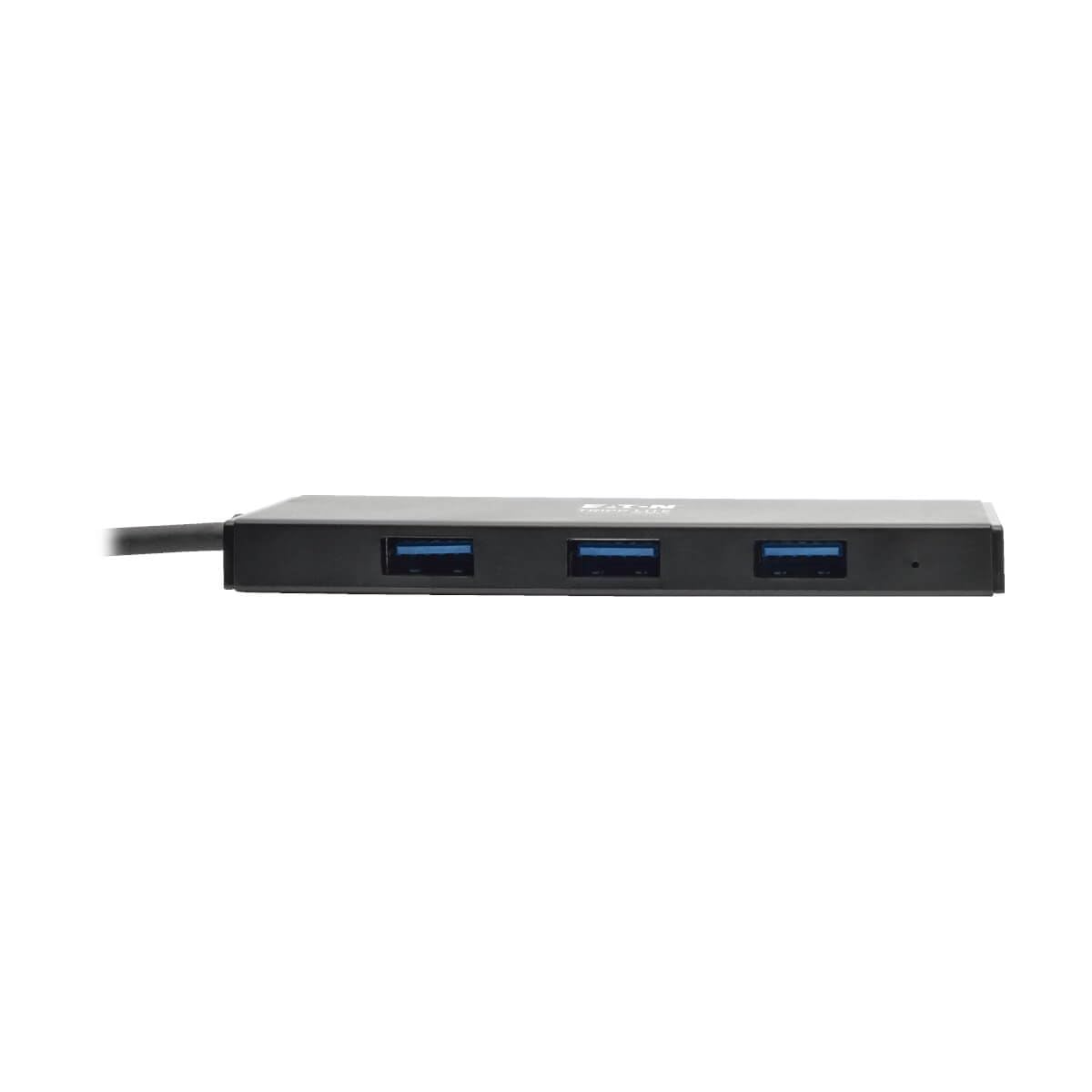 EATON TRIPPLITE 4-Port Portable Slim USB 3.0 Superspeed Hub w/ Built In Cable Hub 4 x SuperSpeed USB 3.0 desktop