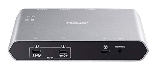 ATEN US3342 commutateur écran, clavier et souris Argent