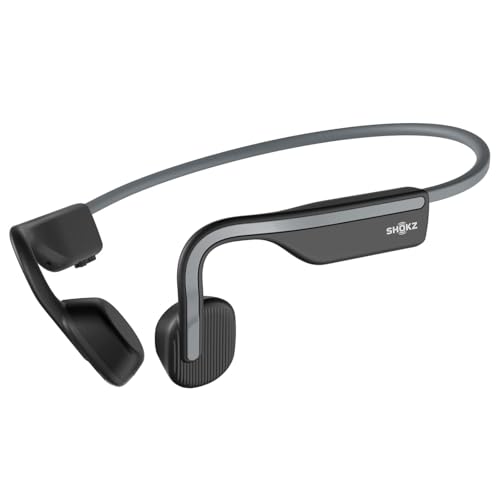 SHOKZ Casque sans-fil à conduction osseuse OpenMove - Bluetooth - Gris