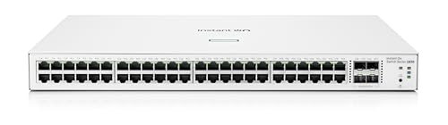 HPE Networking Instant On 1830 48G 4SFP Switch Commutateur intelligent 48 x 10/100/1000 + 4 x Gigabit SFP de bureau