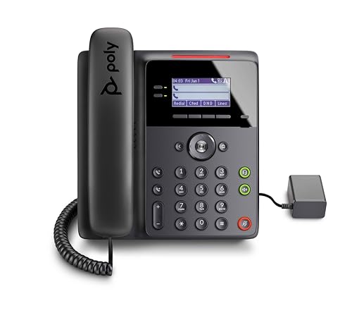 POLY EDGE B20 téléphone de bureau PoE 10/100 - 2 lignes SIP