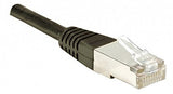 Cordon RJ45 catégorie 5e F/UTP noir CCA - 10 m