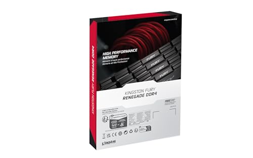 KINGSTON 16Go 4000MT/s DDR4 CL19 DIMM 1Gx8 FURY Renegade Black