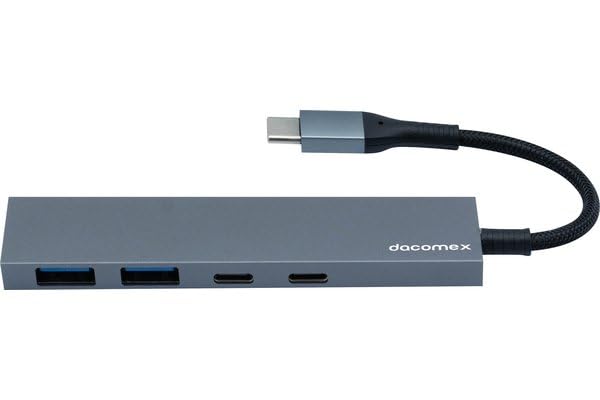 DACOMEX Hub USB HB604 Type-C vers 2 x Type-A et 2 x Type-C