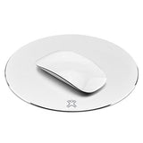 XTREMEMAC Tapis de souris rond en aluminium Gris