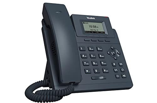 Yealink SIP-T30 téléphone fixe Noir LCD