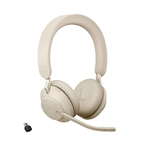 Jabra Evolve2 65, MS Stereo Casque Sans fil Arceau Bureau/Centre d'appels USB Type-C Bluetooth Noir