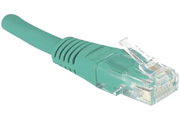 Cordon RJ45 catégorie 5e U/UTP vert CCA - 0,3 m