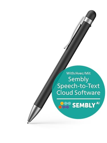 PHILIPS VoiceTracer DVT1600 Stylo enregistreur audio, 32go, 360°