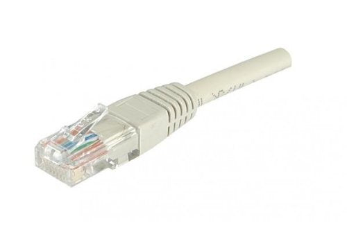 Cordon RJ45 catégorie 6 U/UTP gris CCA - 2 m