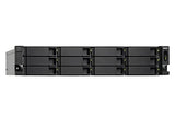 QNAP TL-R1200C-RP 12-bay 2U rackmount USB-C 3.1 Gen2 10Gbps JBOD expansion unit