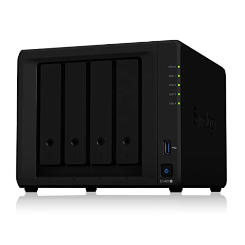 SYNOLOGY RS822RP+ 4-Bay NAS-Rackmount AMD Ryzen V1500B 4-core 2.2GHz 2Go DDR4 ECC SODIMM 2xUSB 3.2 RJ-45 4x1GbE