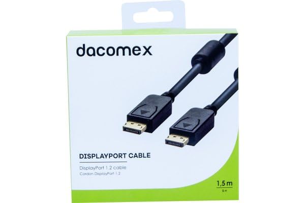 DACOMEX Cordon DisplayPort 1.2 - 1,5 m