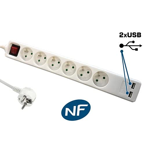 6 Way Multiplug With Switch