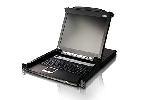ATEN CL5716M CONSOLE KVM LCD 17  16 PORTS + PORTS USB