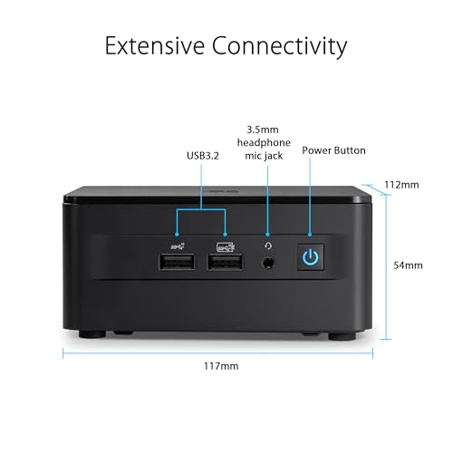 ASUS RNUC13ANKI500002I Barebone Intel Core i5-1340P Kit L6 EU cord