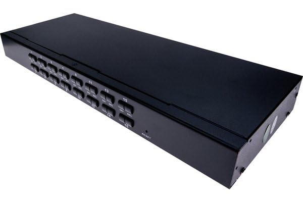 DEXLAN Switch KVM  Rackable 16 Ports VGA/PS2-USB