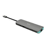 I-TEC USB C Metal Nano Docking Station 1xHDMI4K 1xSD Cardreader 1xmicroSD reader 1xGLAN 3xUSB 3.0 Port 1xUSB-C Sans Alimentation