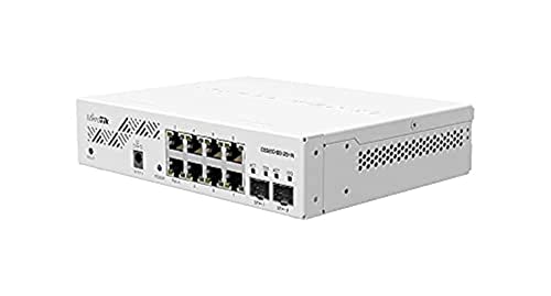 Mikrotik CSS610-8G-2S+IN commutateur Ethernet Gigabit (10/100/1000) avec prise en charge PoE in (pas de prise en charge PoE out) Blanc