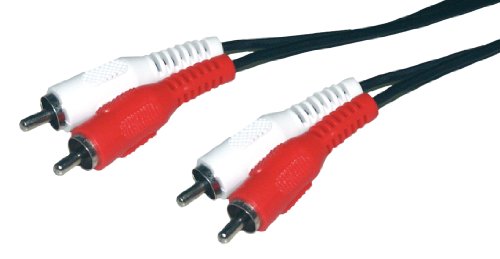 MCL Câble audio stéréo 2 x RCA mâle / mâle - 10m
