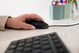 CHERRY Souris Gentix Illuminated USB bleue/noire