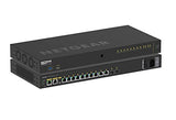 NETGEAR 12-Port AV Line M4250-10G2XF-PoE+ 8x1G PoE+ 240W 2x1G 2xSFP+ Managed Switch