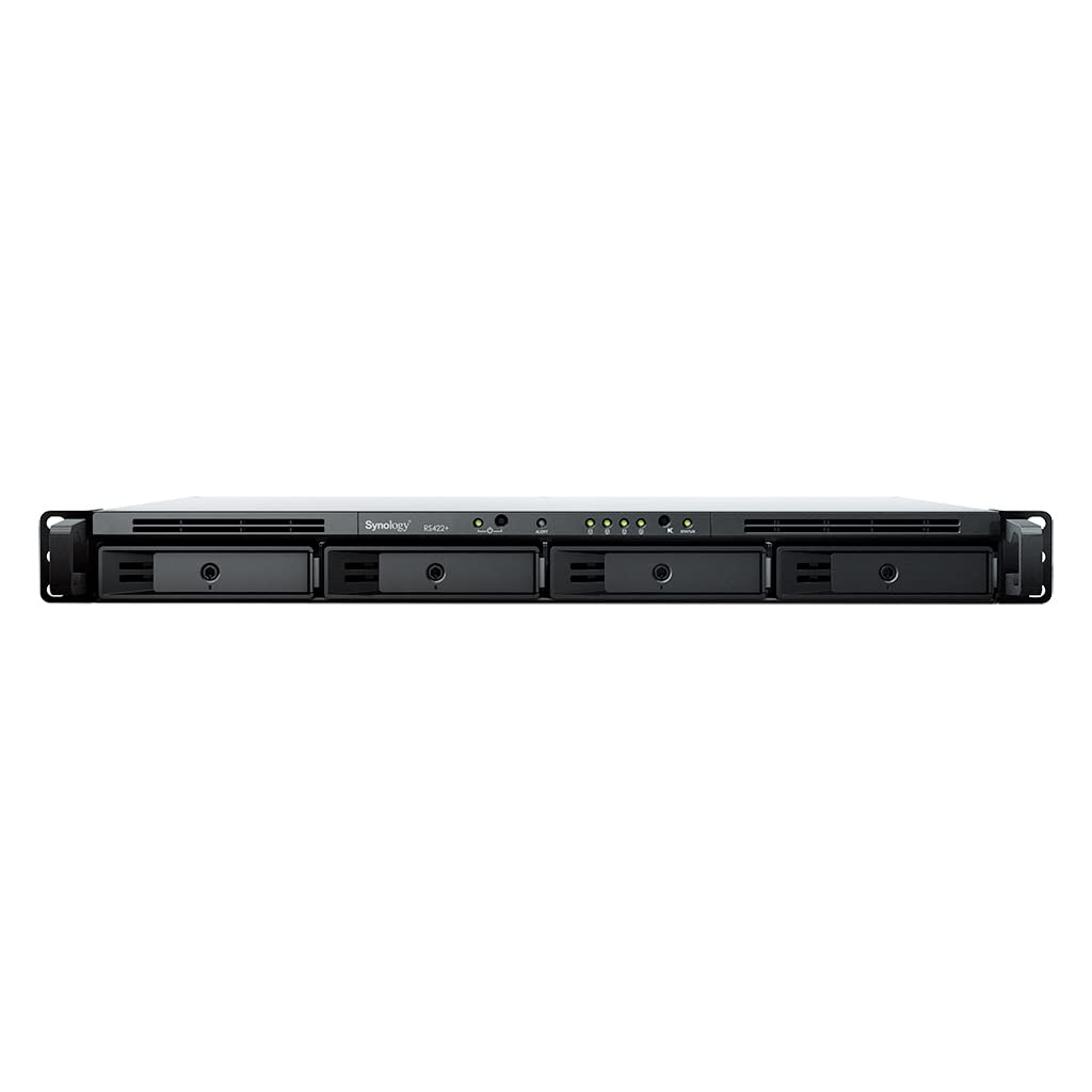 SYNOLOGY RS422+ 4-Bay NAS-Rackmount AMD Ryzen 5 1600 dual-core 2.6GHz 2Go DDR4 ECC