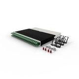PATCHBOX ONE 24x CAT6A STP ROUGE 0,8 m 8U