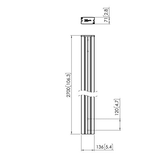 VOGEL S Tube PUC 2927 270 cm