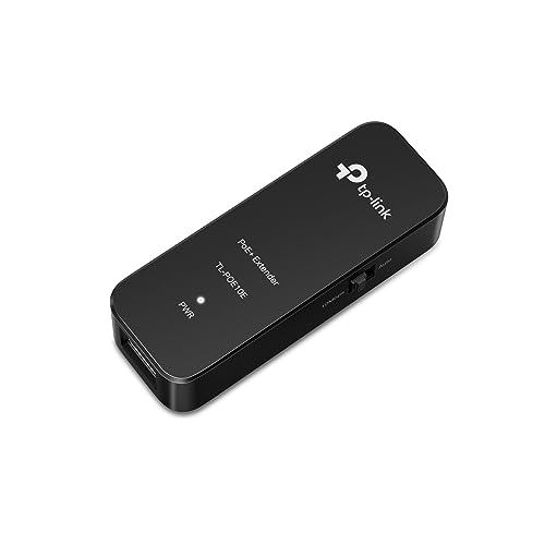 TP-LINK Omada Fast Ethernet PoE+ Extender 1x 10/100 Mbps RJ45 PoE IN Port 1x 10/100 Mbps RJ45 PoE OUT Port