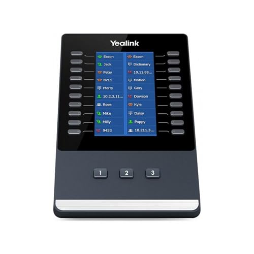 Yealink EXP43 module IP Noir, Gris 23 boutons