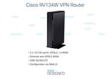 CISCO RV134W MODEM ROUTEUR VDSL2 VPN 4P Gigabit 10 IPSEC