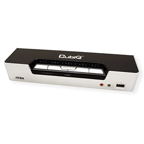 ATEN CS1794-AT-G commutateur écran, clavier et souris Noir